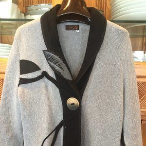 Unique one-of-a kind Irish artisan sweater blazer